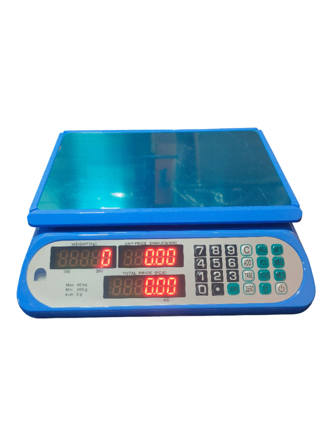 Price Computing Tabletop Scale: Rate, Weight, Amount, & Piece Counting