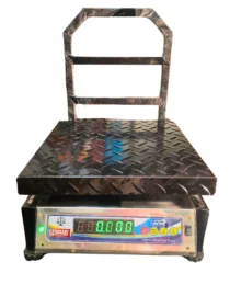 Eveready 400x400mm Chequered Top Mini Platform Scale (100/200 kg Capacity)
