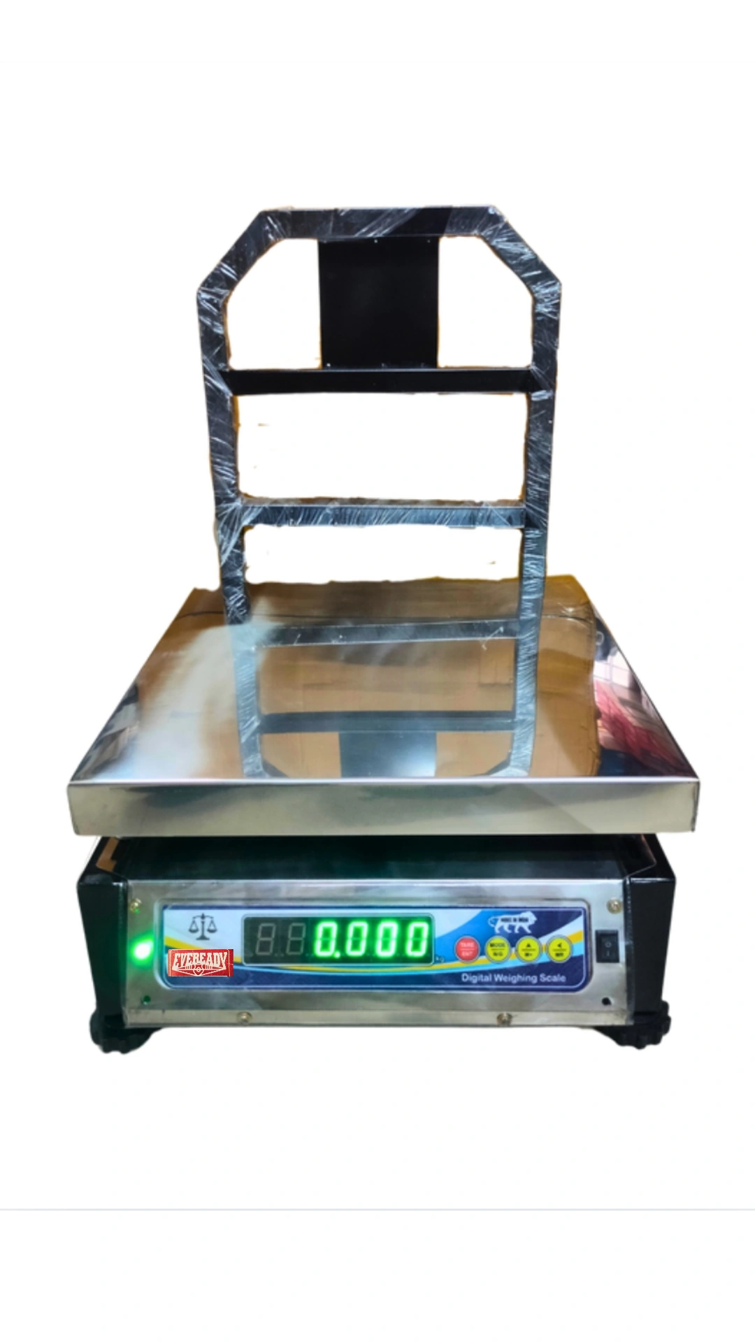 Eveready 400x400mm Steel Top Mini Platform Scale (100/200 kg Capacity)