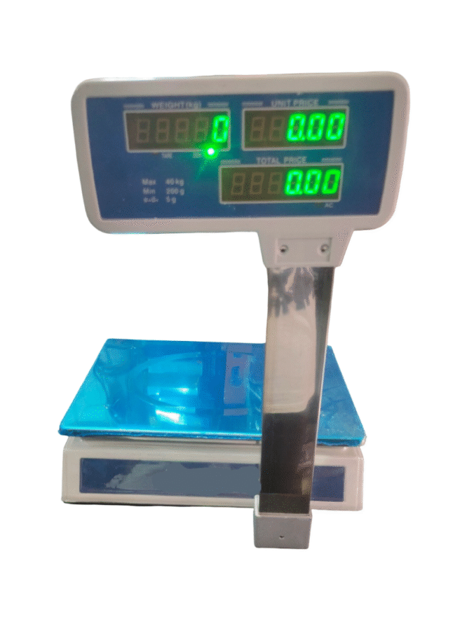 Price Computing Tabletop Scale With rate, Weight, Amount and Pole Display - Image 3